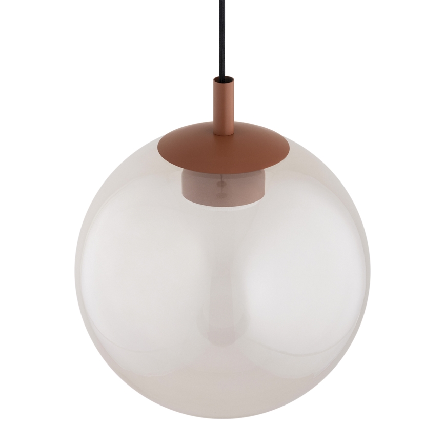 Argon 8829 - Lestenec na vrvici SACRAMENTO 1xGX53/8W/230V prozorna/rjava