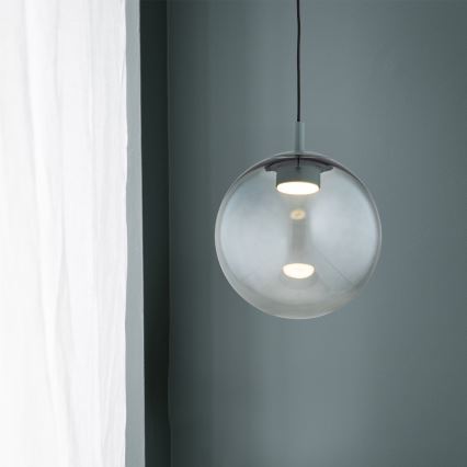 Argon 8830 - Lestenec na vrvici SACRAMENTO 1xGX53/8W/230V zelena/dimna