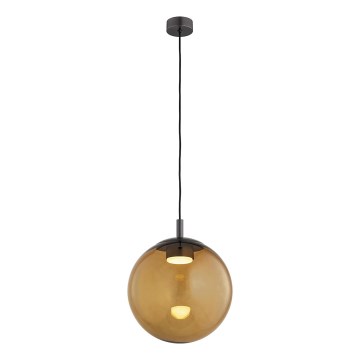 Argon 8831 - Lestenec na vrvici SACRAMENTO 1xGX53/8W/230V rjava/dimna