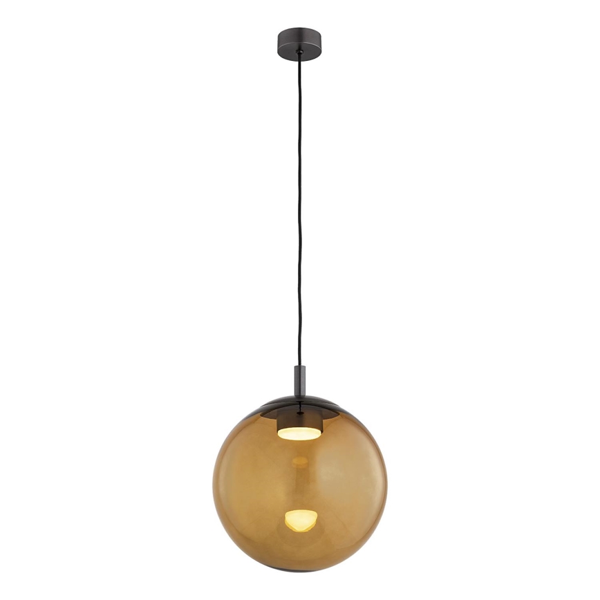 Argon 8831 - Lestenec na vrvici SACRAMENTO 1xGX53/8W/230V rjava/dimna