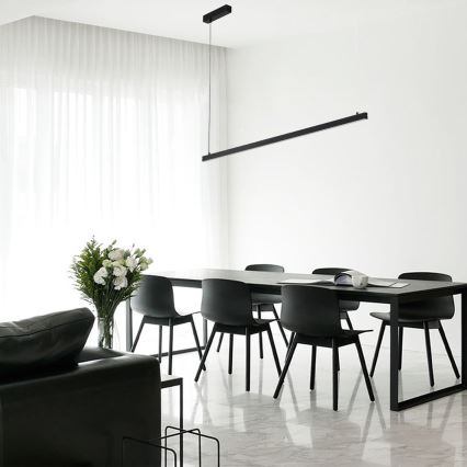 Argon 8835 - LED Lestenec na vrvici MIAMI LED/37W/230V 3000K črna