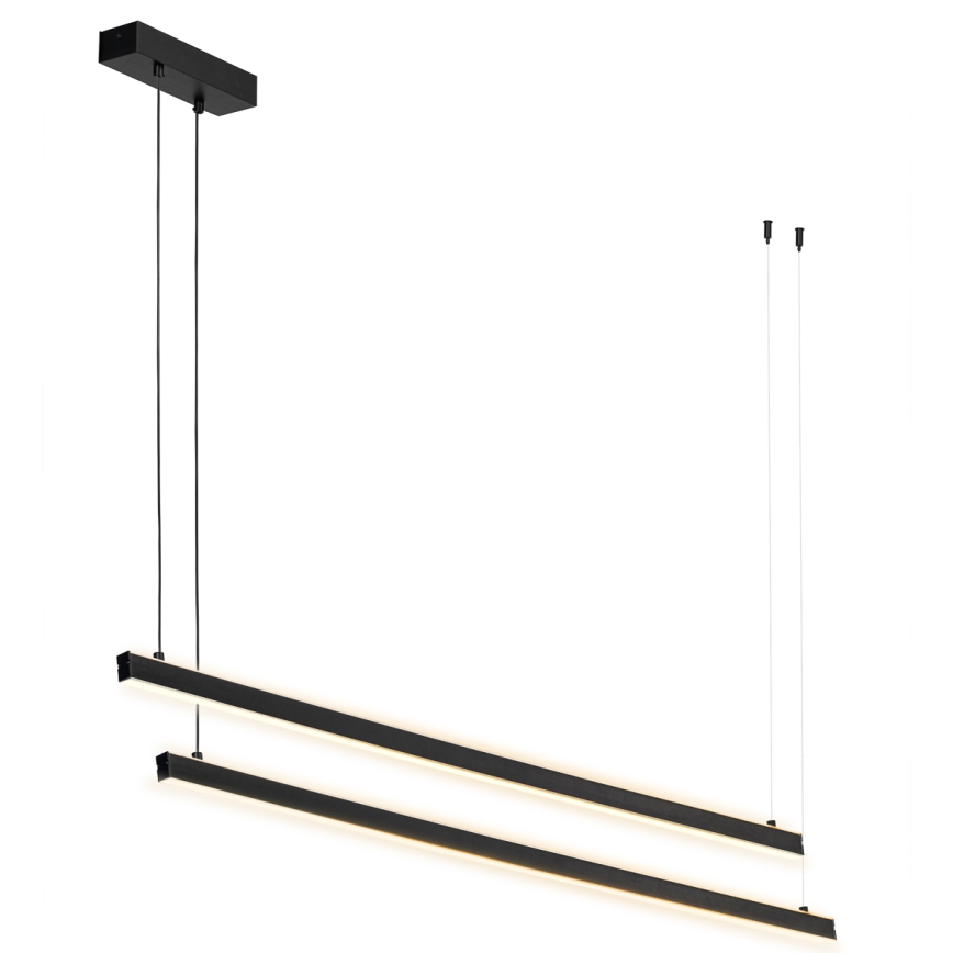 Argon 8838 - LED Lestenec na vrvici MIAMI LED/74W/230V 3000K črna