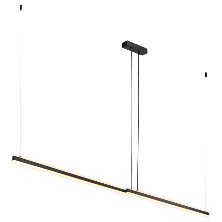 Argon 8838 - LED Lestenec na vrvici MIAMI LED/74W/230V 3000K črna