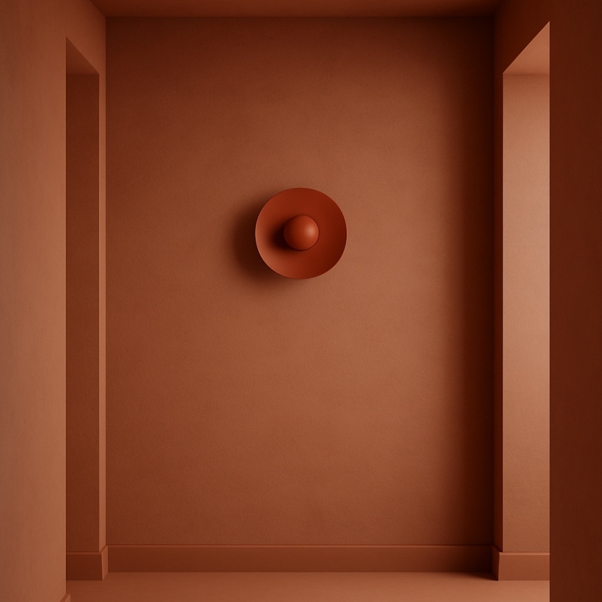 Argon 8866 - LED stensko svetilo BOLTON LED/12,5W/230V 3000K terakotno