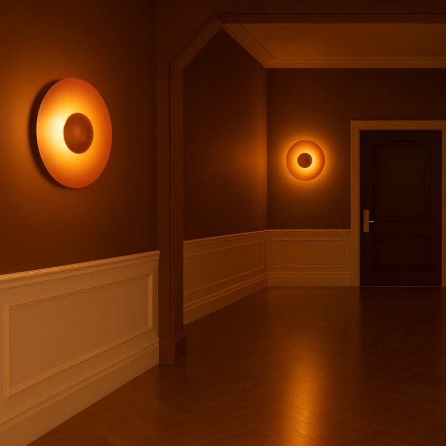 Argon 8866 - LED stensko svetilo BOLTON LED/12,5W/230V 3000K terakotno