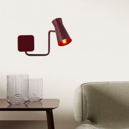 Argon 8881 - Stenska svetilka LORD 1xE14/7W/230V vijolična