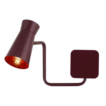 Argon 8881 - Stenska svetilka LORD 1xE14/7W/230V vinsko rdeča