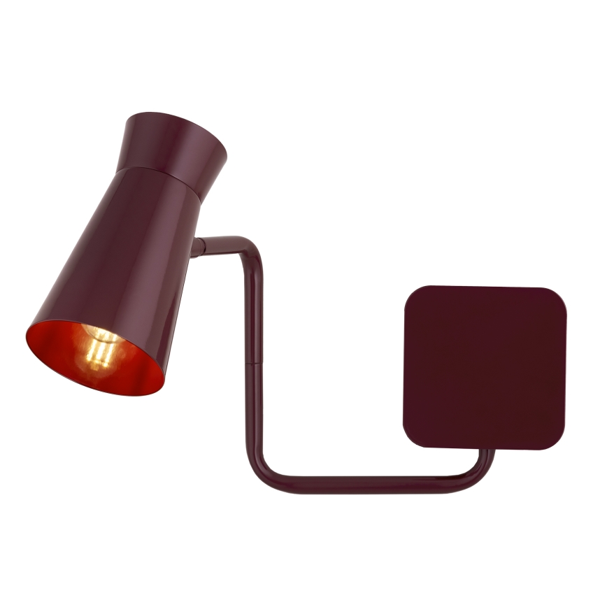 Argon 8881 - Stenska svetilka LORD 1xE14/7W/230V vinsko rdeča
