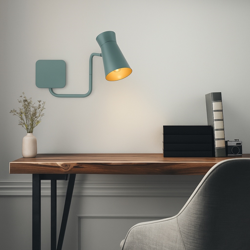 Argon 8883 - Stenska svetilka LORD 1xE14/7W/230V siva