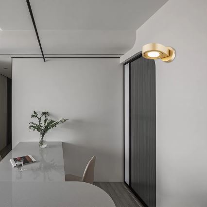 Argon 8899 - Stensko svetilo LOTUS 1xGX53/12W/230V zlato