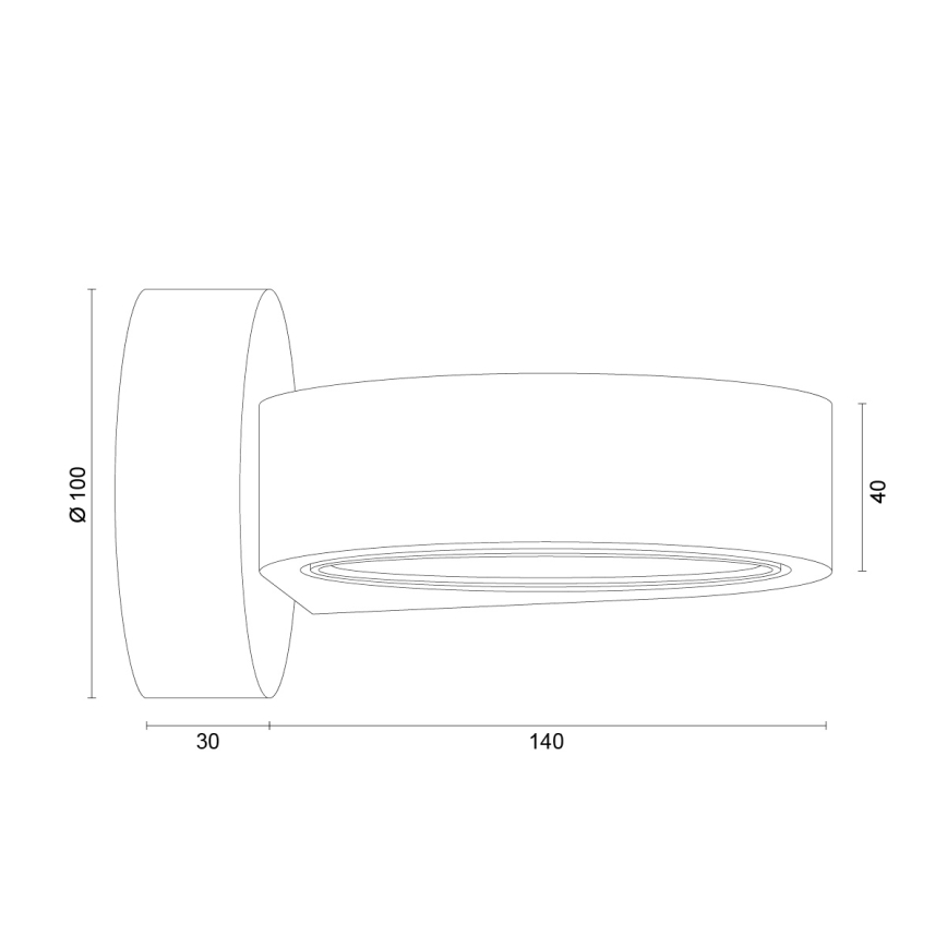 Argon 8901 - stenska svetilka LOTUS 1xGX53/12W/230V vijolična
