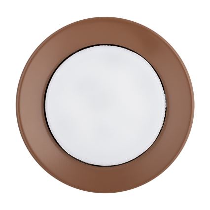 Argon 8916 - Stropna svetilka ELORA 1xGX53/7W/230V, premer 11 cm, terakotna