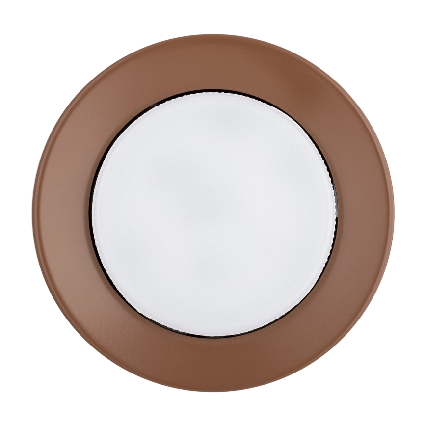 Argon 8916 - Stropna svetilka ELORA 1xGX53/7W/230V, premer 11 cm, terakotna