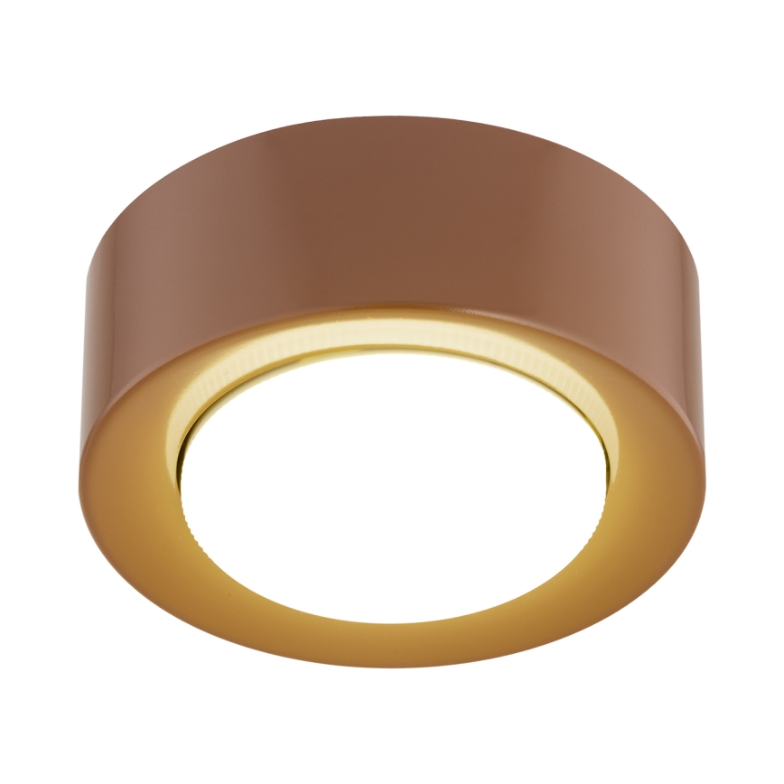 Argon 8916 - Stropna svetilka ELORA 1xGX53/7W/230V, premer 11 cm, terakotna