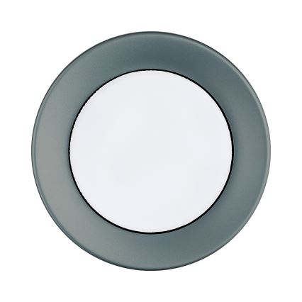 Argon 8917 - Stropna svetilka ELORA 1xGX53/7W/230V, premer 11 cm, siva