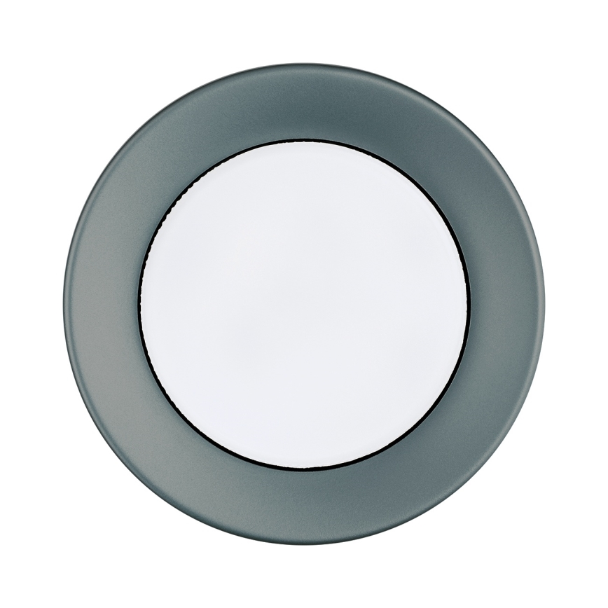 Argon 8917 - Stropna svetilka ELORA 1xGX53/7W/230V, premer 11 cm, siva