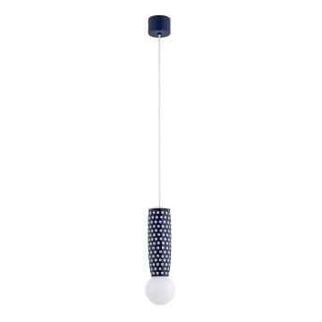 Argon 8937 - Viseči lestenec na lanku BOLL 1xG9/6W/230V modra