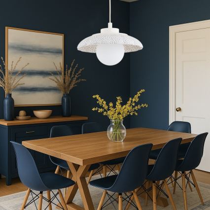 Argon 8947 - Lestenec na kablu BOLL 1xG9/6W/230V bela