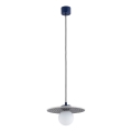 Argon 8950 - Lestenec na kablu BOLL 1xG9/6W/230V modra