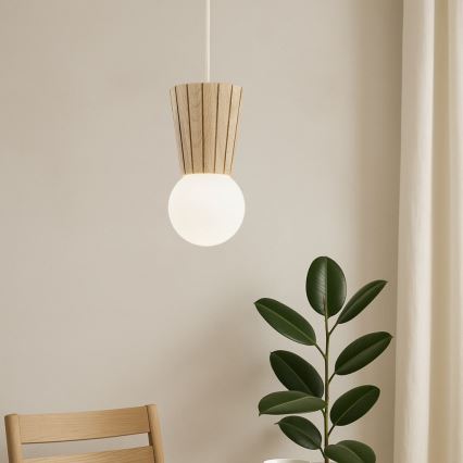 Argon 8951 - Kopalniški lestenec na kablu VOLANTE 1xG9/6W/230V IP44 bež