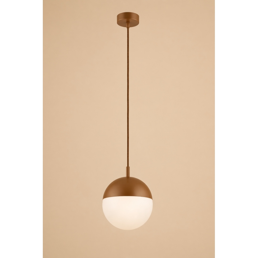 Argon 8998 - Zunanji lestenec na kablu LIV 1xE27/15W/230V IP44 rjav