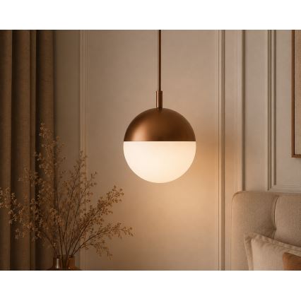 Argon 8998 - Zunanji lestenec na kablu LIV 1xE27/15W/230V IP44 rjav