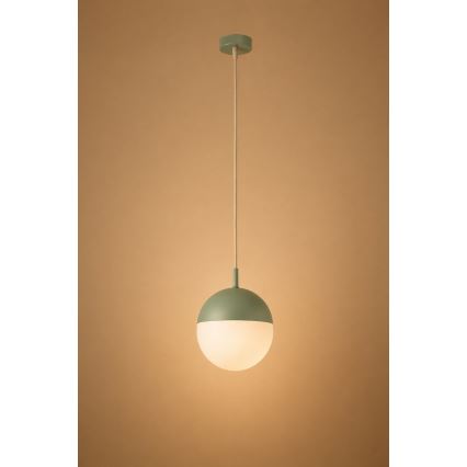 Argon 8999 - Zunanji lestenec na lanku LIV 1xE27/15W/230V IP44 zelen