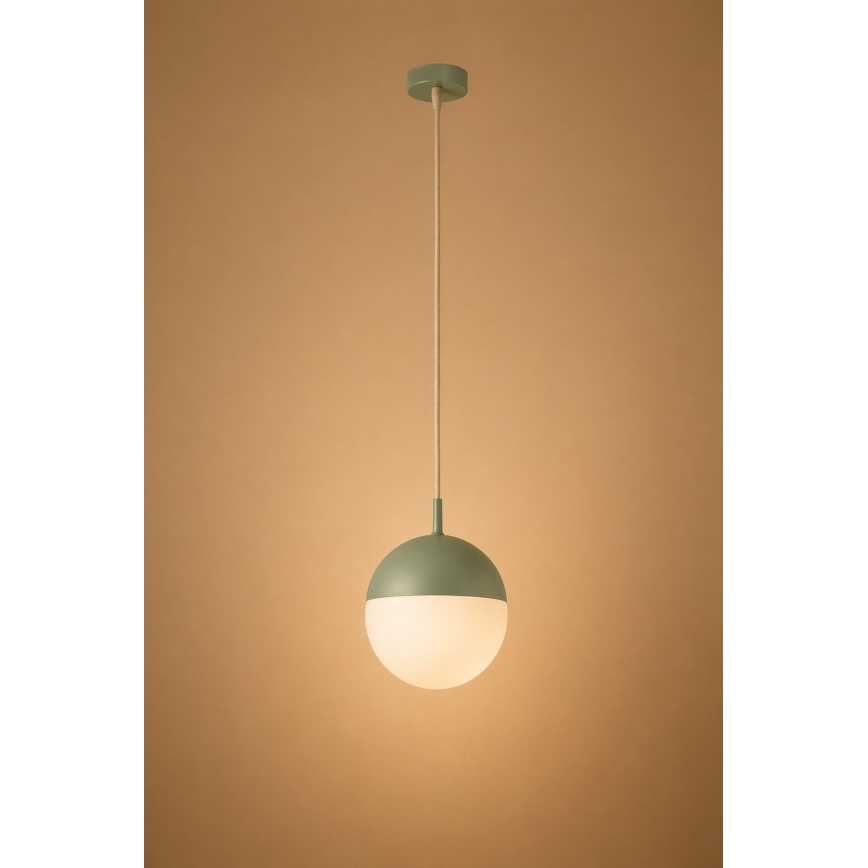 Argon 8999 - Zunanji lestenec na lanku LIV 1xE27/15W/230V IP44 zelen