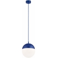 Argon 9000 - Zunanji viseči lestenec na kablu LIV 1xE27/15W/230V IP44 modra