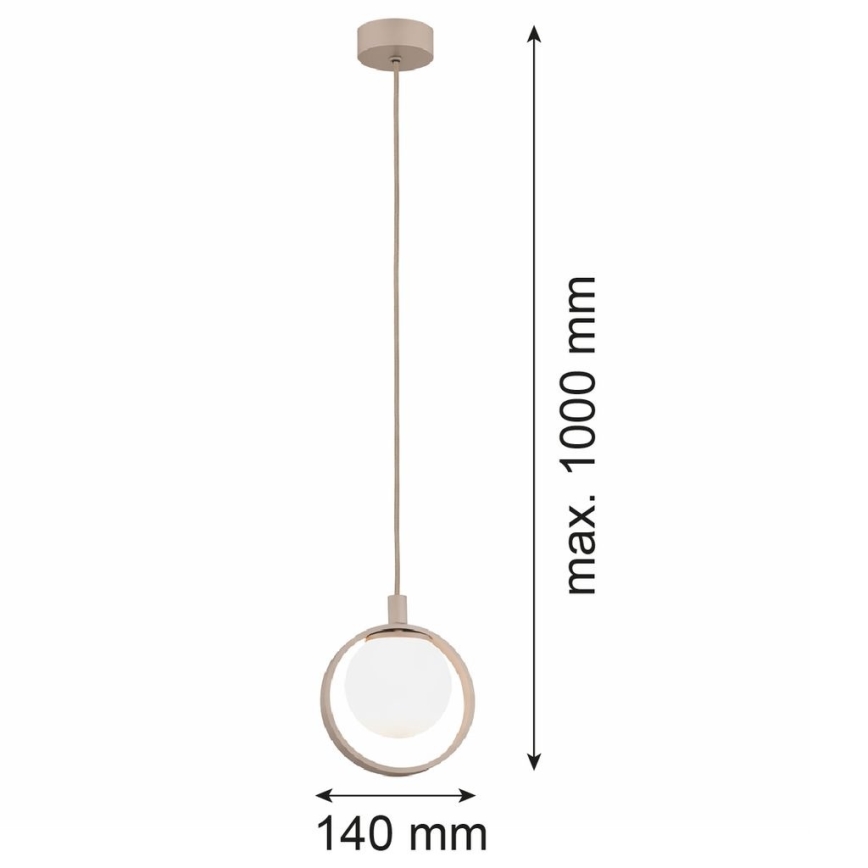 Argon 9003 - Viseči lestenec na kablu SATUROS 1xG9/6W/230V