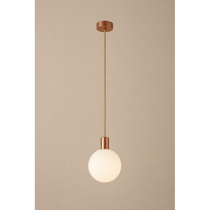 Argon 9006 - Zunanji viseči lestenec na kablu ORE 1xG9/6W/230V IP44 bakren
