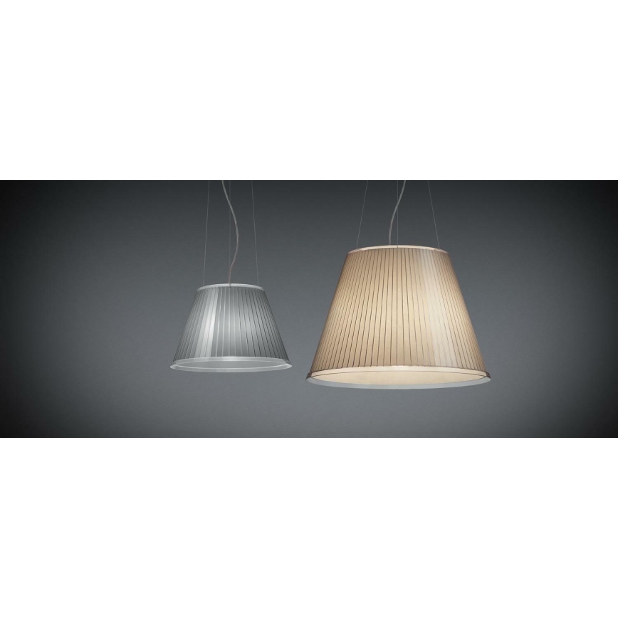 Artemide 1124020A - Lestenec na vrvici CHOOSE MEGA 3xE27/12W/230V pr. 55 cm bež