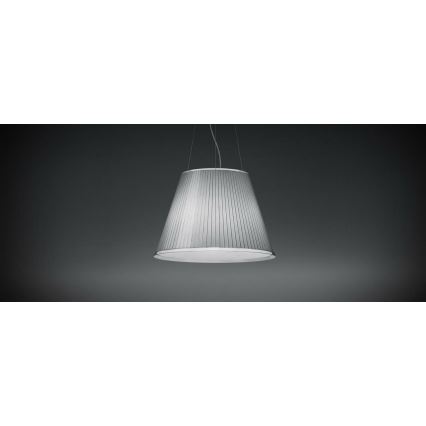 Artemide 1124110A - Lestenec na vrvici CHOOSE MEGA 3xE27/12W/230V pr. 55 cm bela