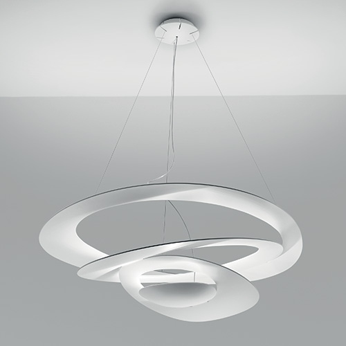 Artemide 1239010A - Lestenec na vrvici PIRCE 1xR7s/11W/230V 97 cm bela