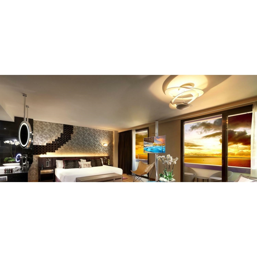 Artemide 1253120A - LED Zatemnitvena stropna svetilka PIRCE LED/44W/230V 3000K zlata