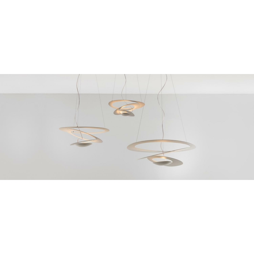 Artemide 1256110A - LED Zatemnitveni lestenec na vrvici PIRCE LED/44W/230V 3000K bela
