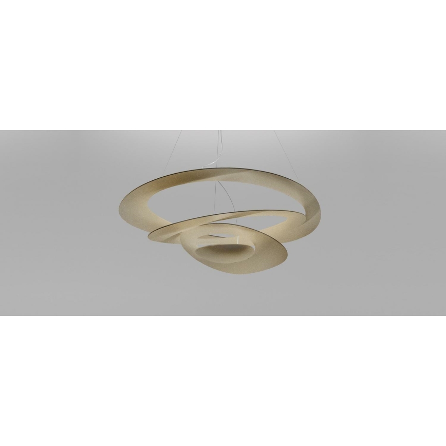 Artemide 1256120A - LED Zatemnitveni lestenec na vrvici PIRCE LED/44W/230V 3000K zlata