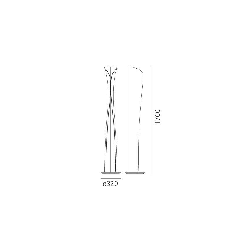 Artemide 1361020A - LED Talna svetilka CADMO LED/44W/230V + 1xGU10/10W/230V bela