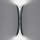 Artemide 1373010A - Stenska svetilka CADMO 2xGU10/10W/230V črna