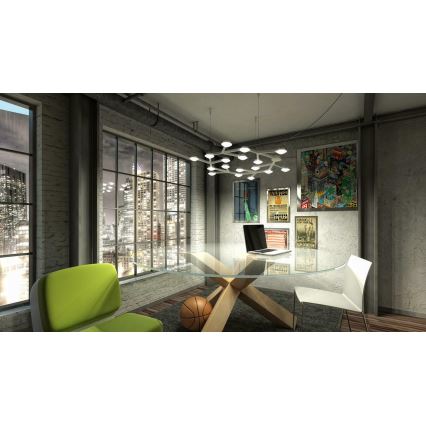 Artemide 1575050APP - LED Zatemnitveni lestenec na vrvici NET LED/43W/230V pr. 65 cm 3000K