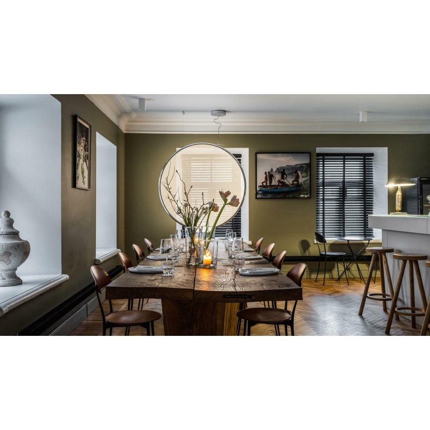 Artemide 1993030APP - LED Zatemnitveni lestenec na vrvici DISCOVERY LED/60W/230V 3000K črna