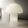 Artemide A006300 - Namizna svetilka ONFALE 1xE14/5W/230V + 1xE27/13W bela