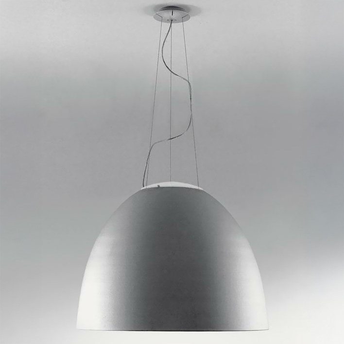 Artemide A243210 - LED Zatemnitveni lestenec na vrvici NUR LED/80W/230V 3000K pr. 90 cm siva