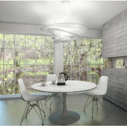 Artemide AR 1237010A - Zatemljiv lestenec na jekleni vrvici PIRCE MINI 1xR7s/330W/230V