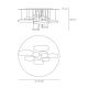 Artemide AR 1396110A - Stropna svetilka MERCURY 2xR7s/160W/230V