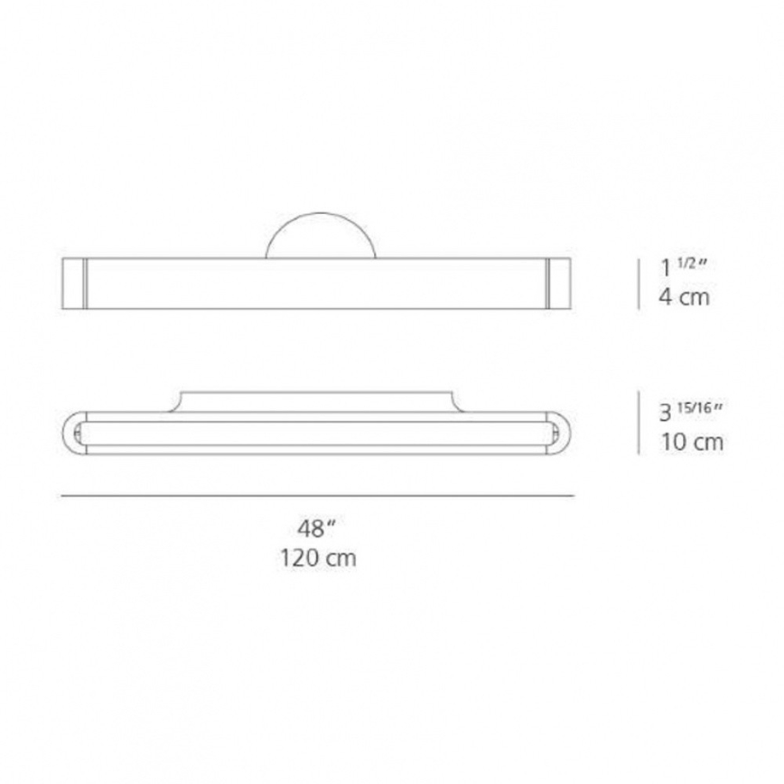 Artemide AR 1917020A - LED Stenska svetilka TALO 120 1xLED/51W/230V