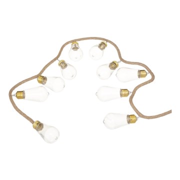 Atmosphera - LED Dekorativna veriga GARLAND 10xLED/2xAA 1,65m topla bela