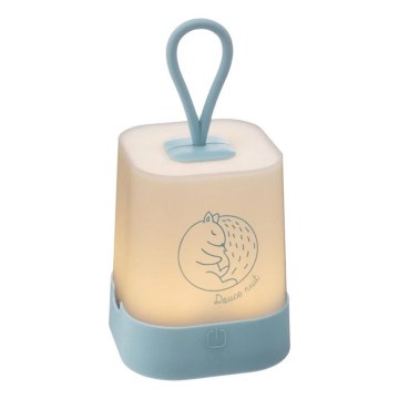 Atmosphera - LED dotikavna otroška polnilna nočna lučka RABBIT LED/3,7V 1200 mAh modra