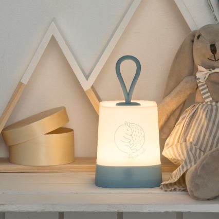 Atmosphera - LED otroška polnilna nočna lučka na dotik RABBIT LED/3,7V 1200 mAh siva