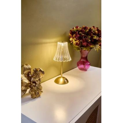 Atmosphera - LED zatemnjevalna na dotik polnilna namizna svetilka ANETH LED/3,7V 1800 mAh